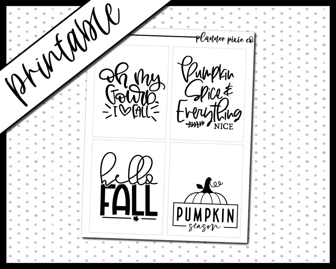 Foil Ready, Printable Stickers, Overlays, Digital Planner Stickers ...