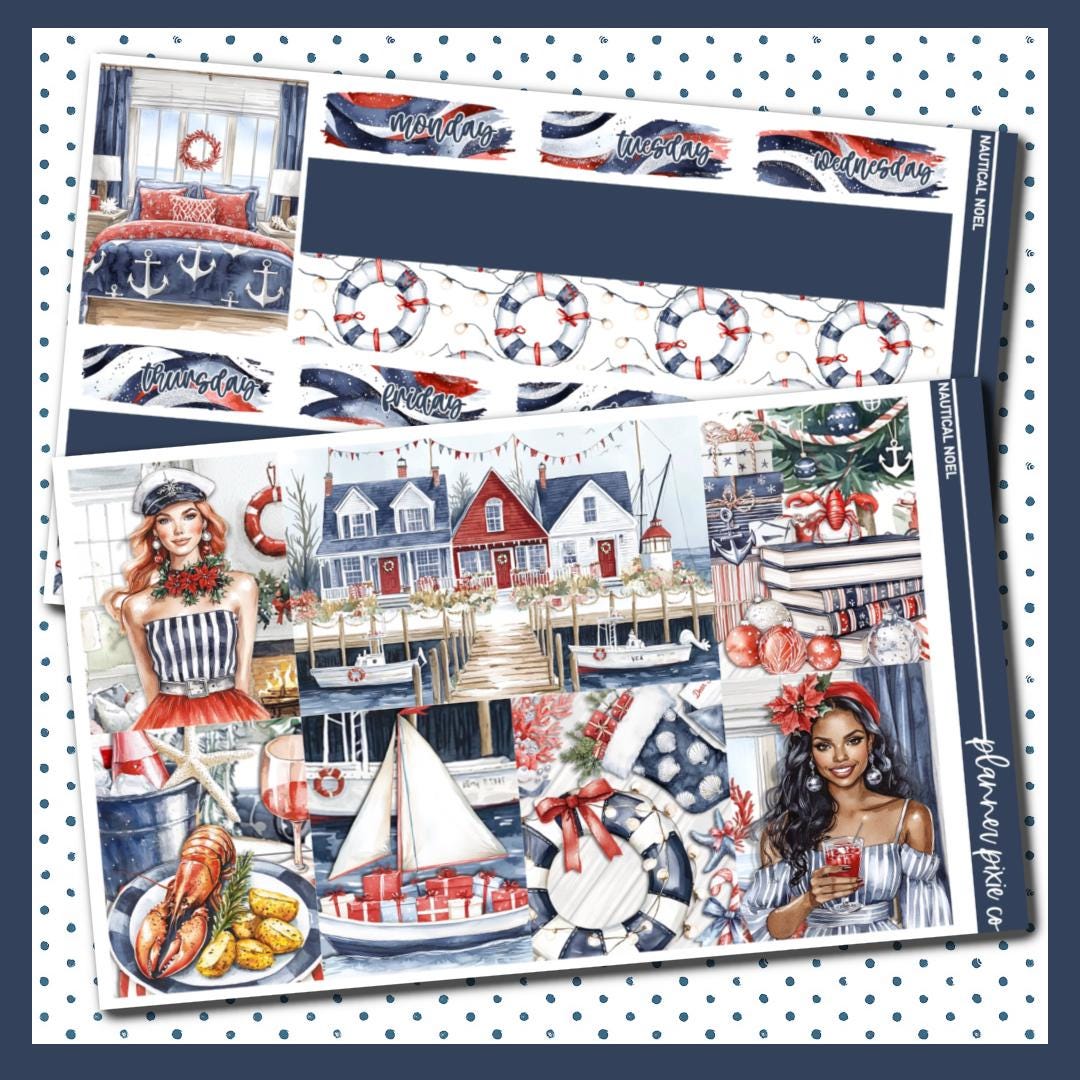 Deluxe Weekly Sticker Kit for Use With Standard Vertical Planners ...