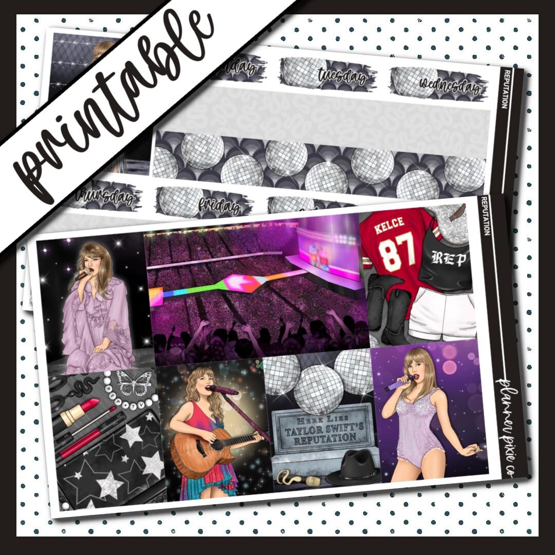 Printable Weekly Kit // Printable // Cut Line Files // Instant Download ...