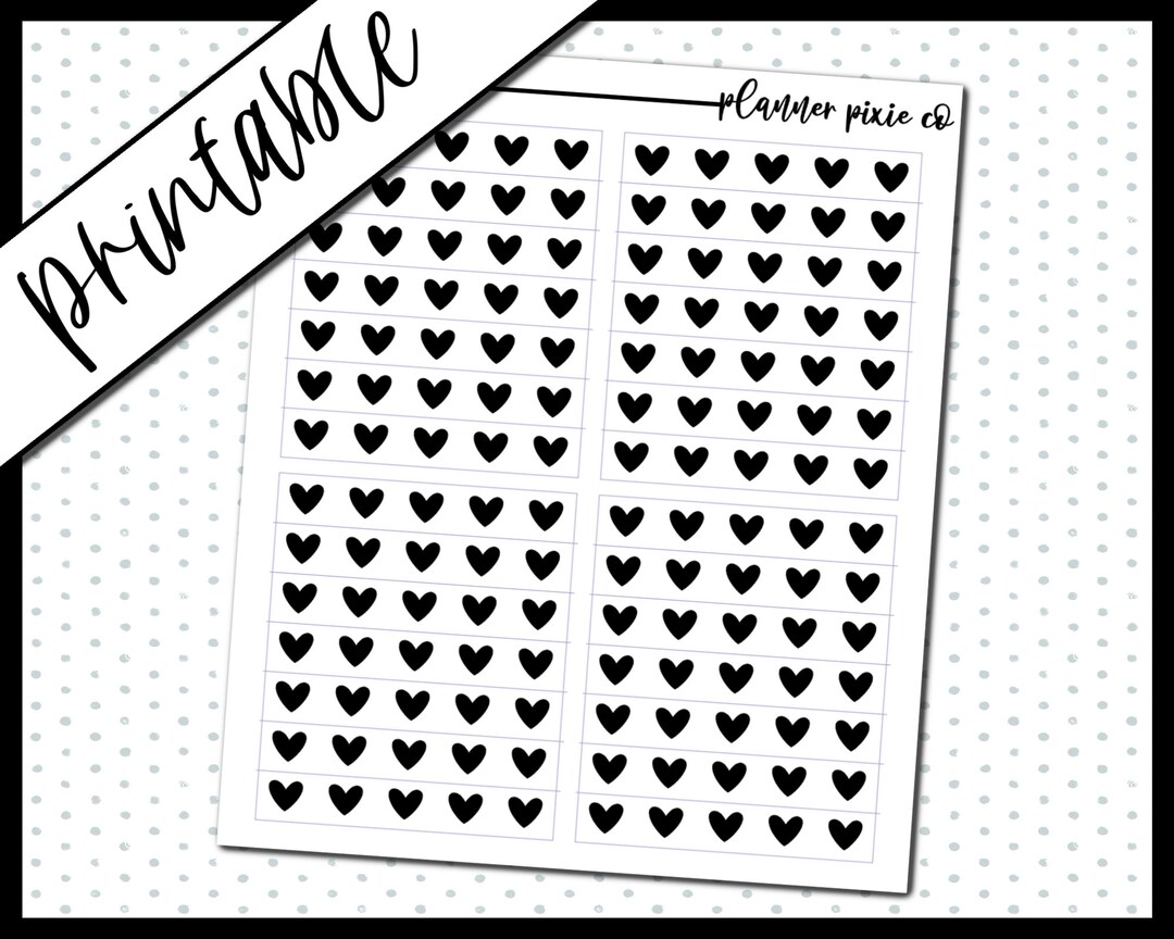 Foil Ready Printable Stickers Printable Cut Line Files - Etsy