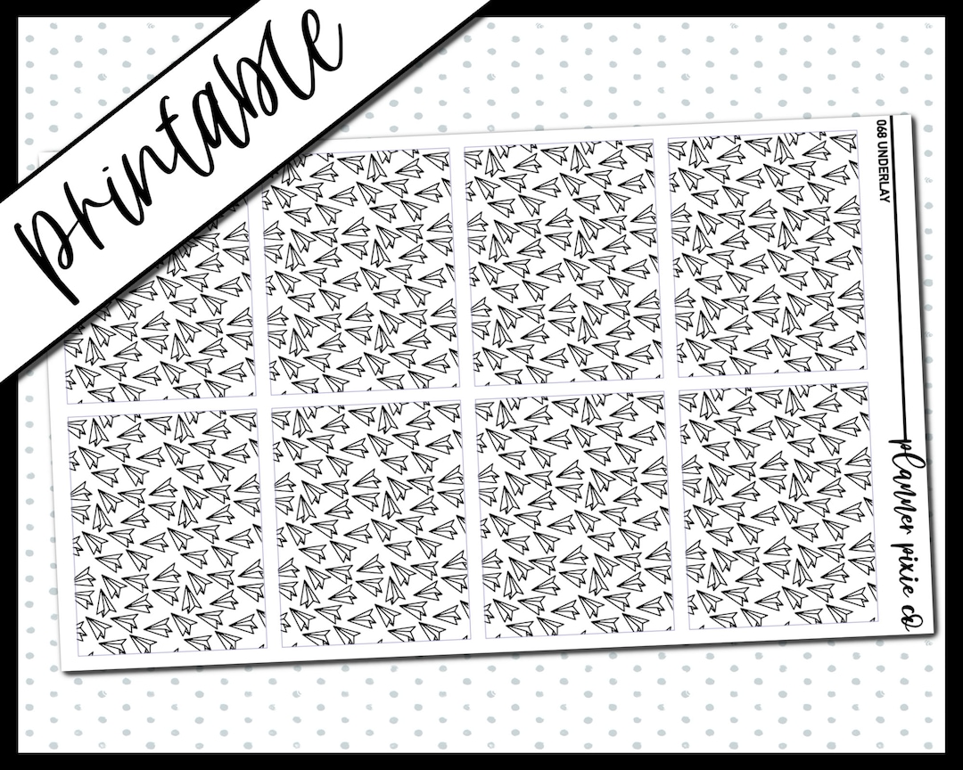 Printable Stickers, Foil Ready, Printable , Digital Planner Stickers ...