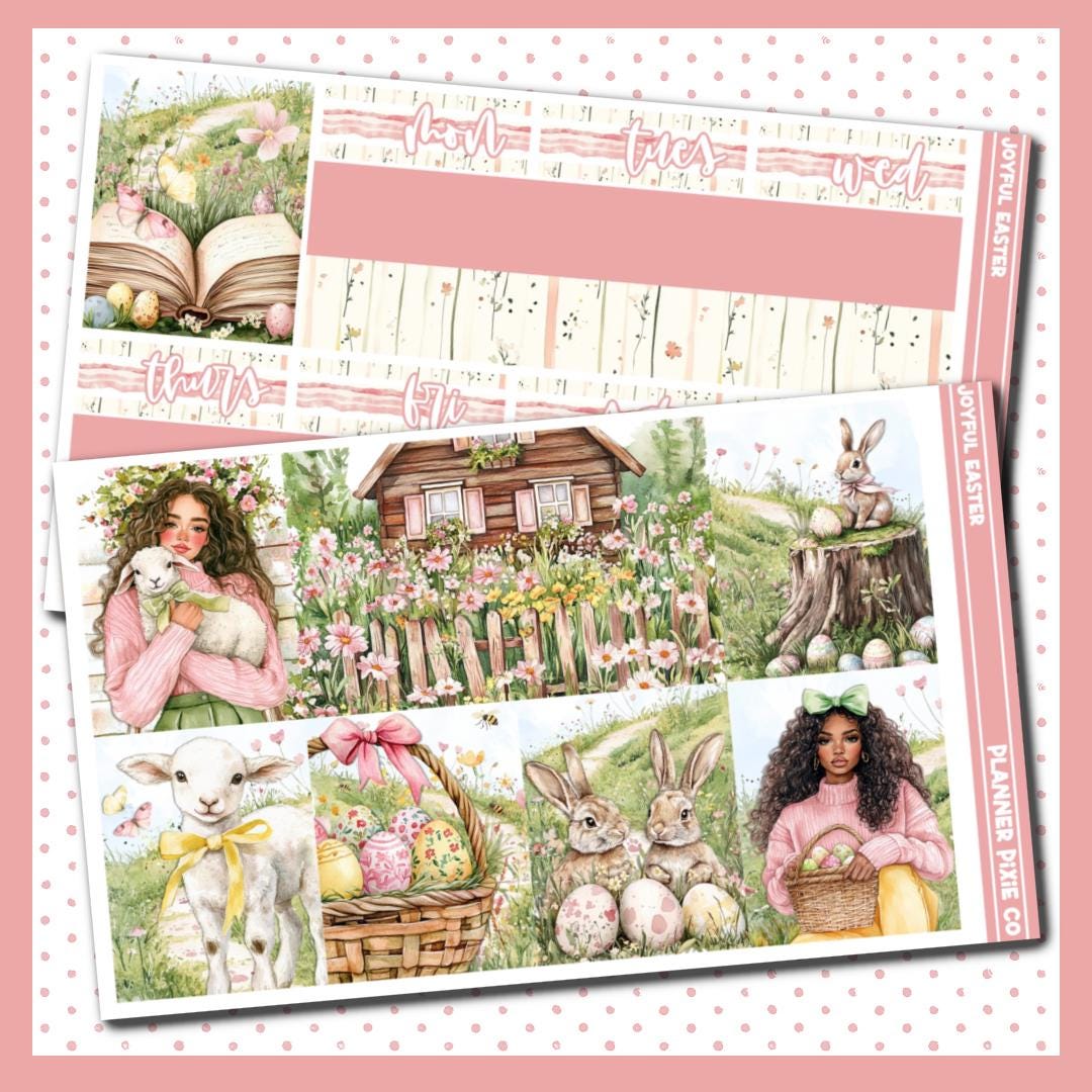 Deluxe Weekly Sticker Kit for Use With Standard Vertical Planners ...
