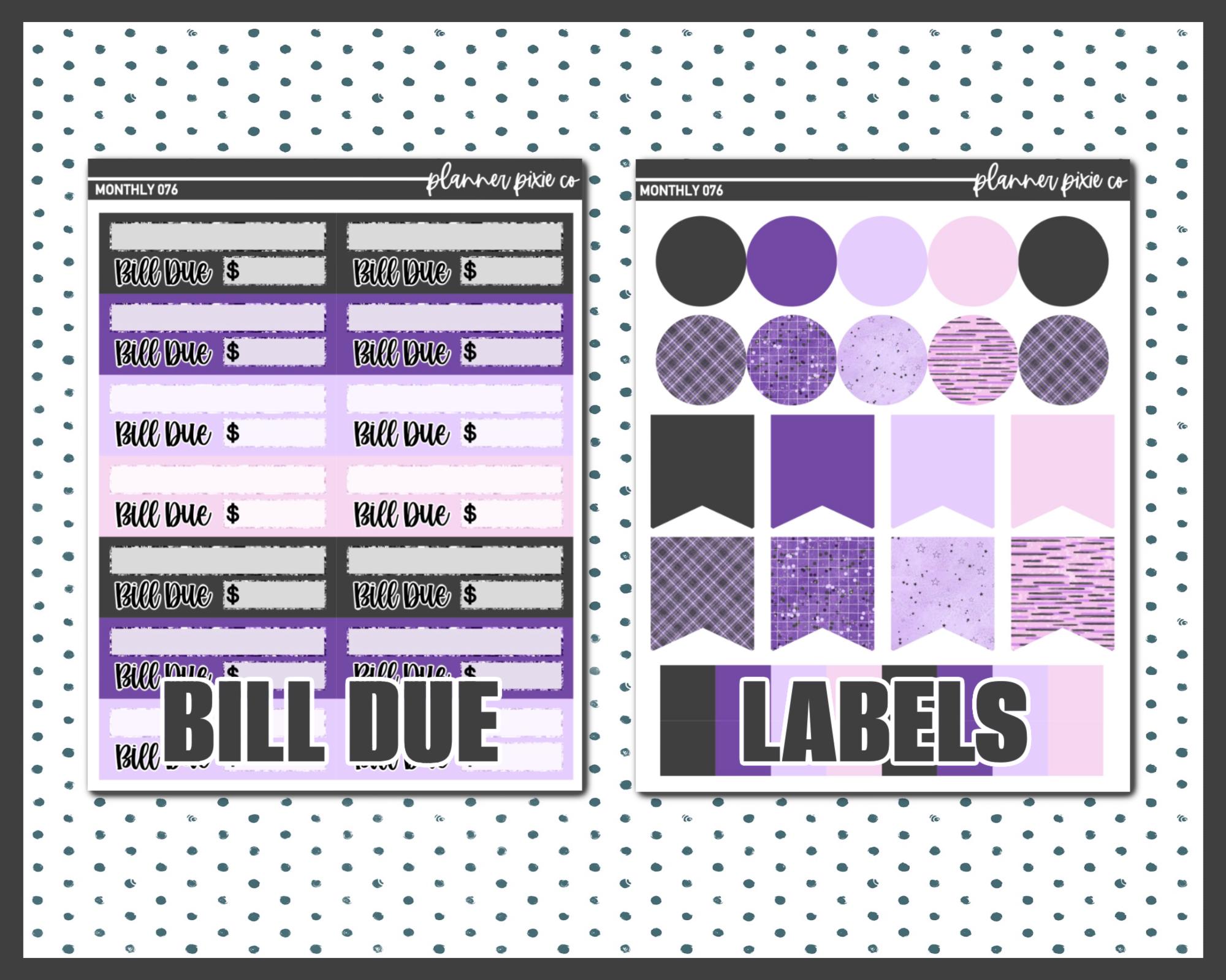 Printable Kit, Printable , Cut Line Files, Instant Download, Monthly ...