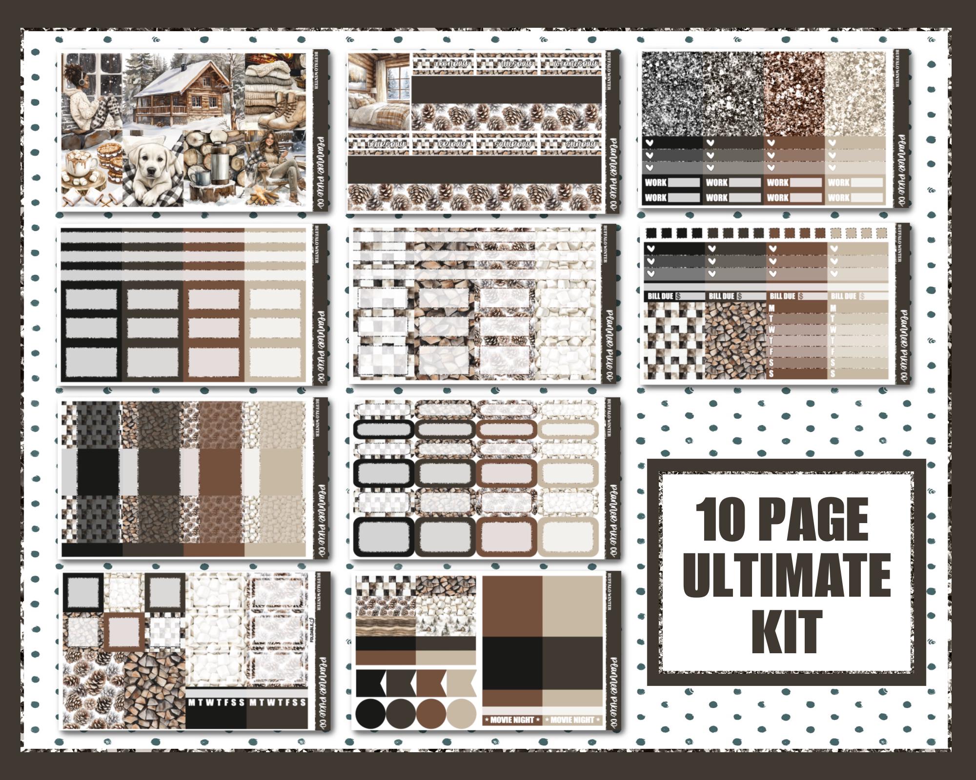 Printable Weekly Kit // Printable // Cut Line Files // Instant Download ...