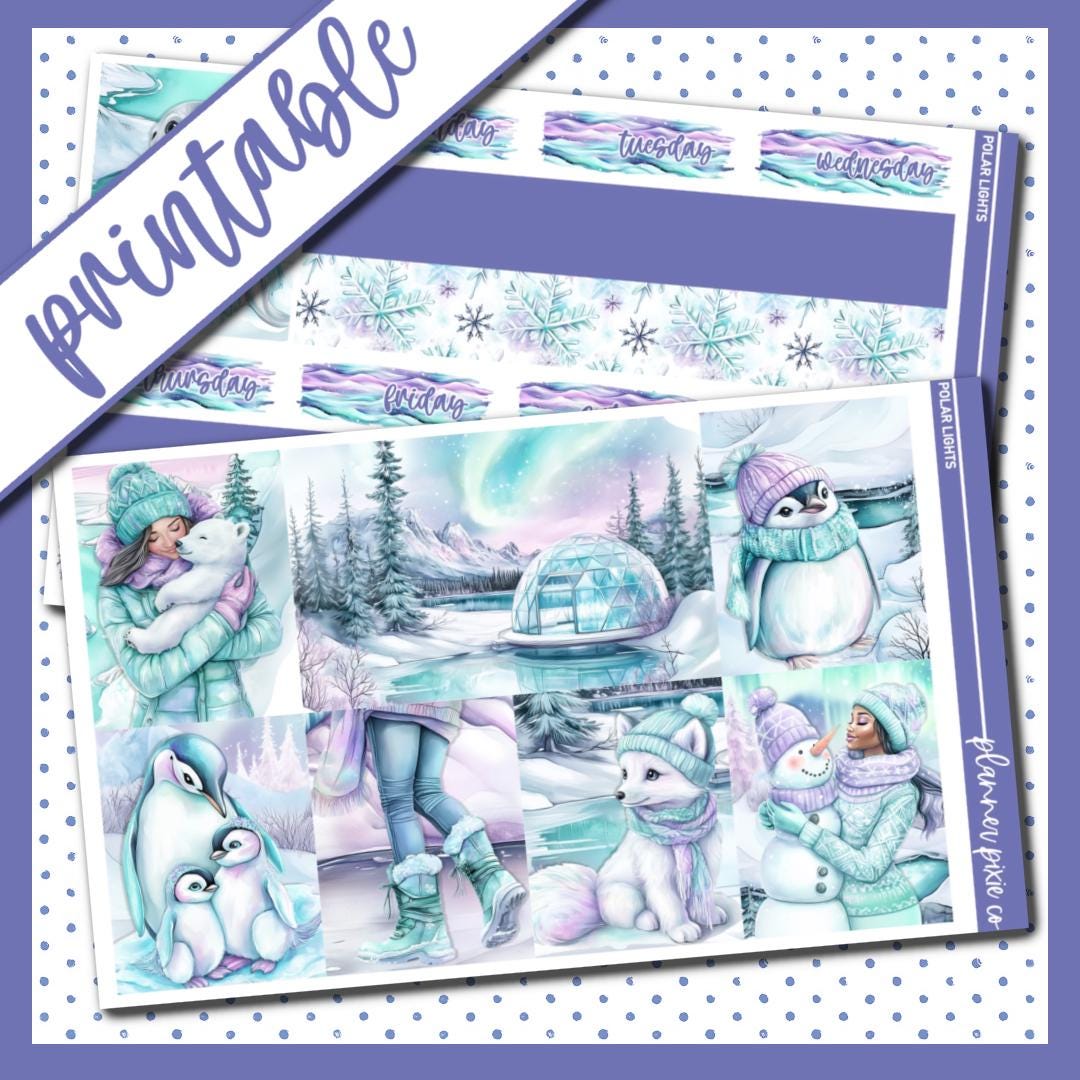 Printable Weekly Kit // Printable // Cut Line Files // Instant Download ...