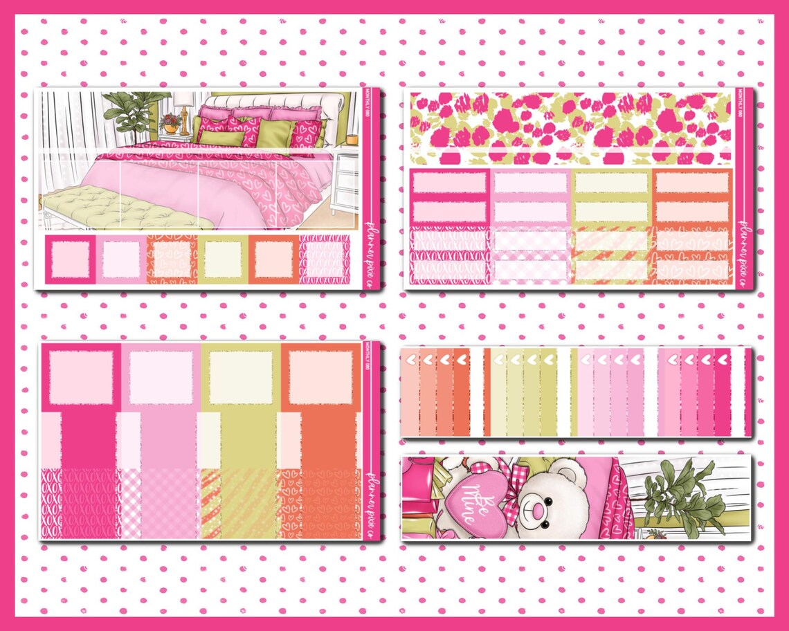 Printable Kit, Printable , Cut Line Files, Instant Download, Monthly ...