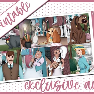 Printable Weekly Kit // Printable  // Cut Line Files // Instant Download // "Lady"
