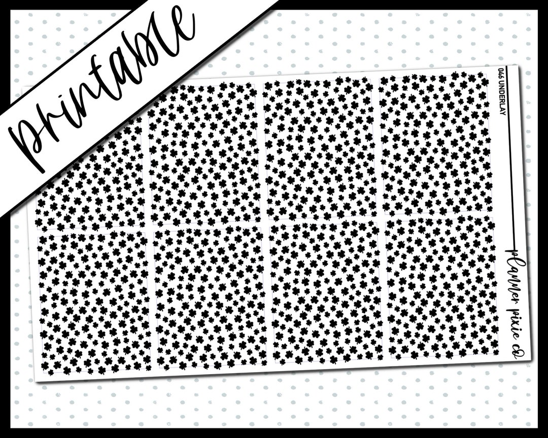 Printable Stickers, Foil Ready, Printable , Digital Planner Stickers ...