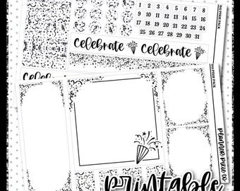 Foil Ready, Foil Bundle, Pixie Pack, Printable , Cut Line Files, Instant Download