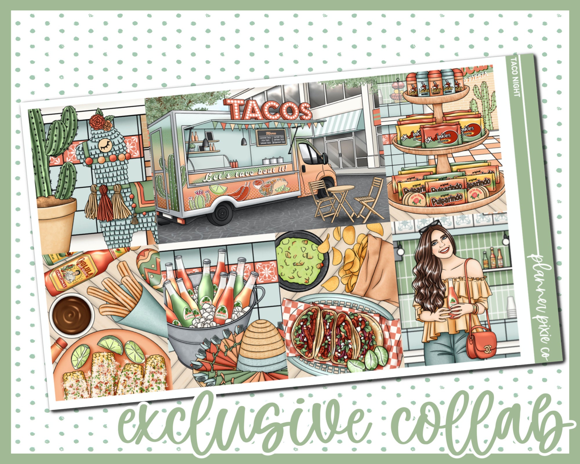 Deluxe Weekly Sticker Kit for Use With Standard Vertical Planners ...