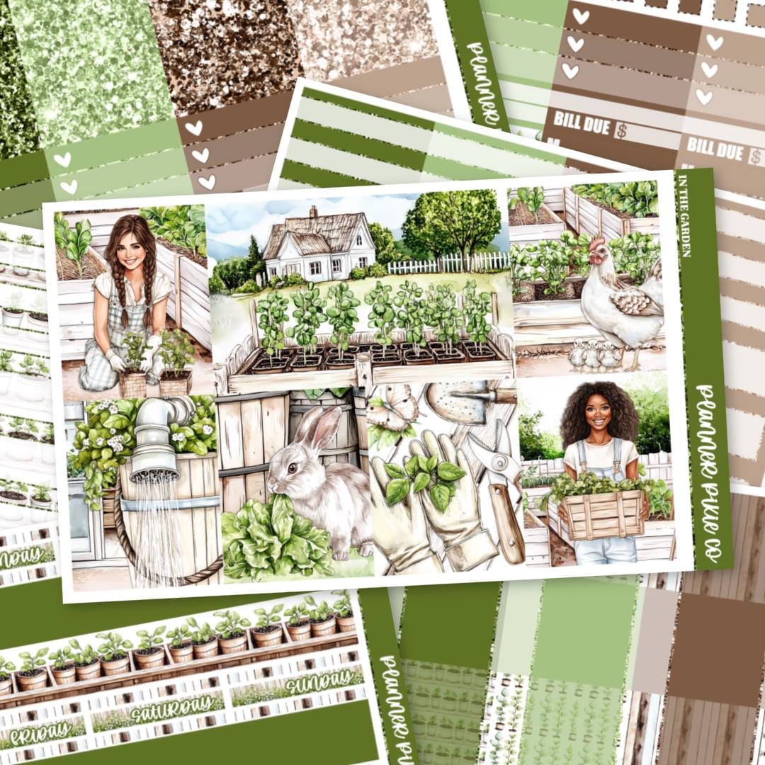 Deluxe Weekly Sticker Kit for Use With Standard Vertical Planners, "in ...