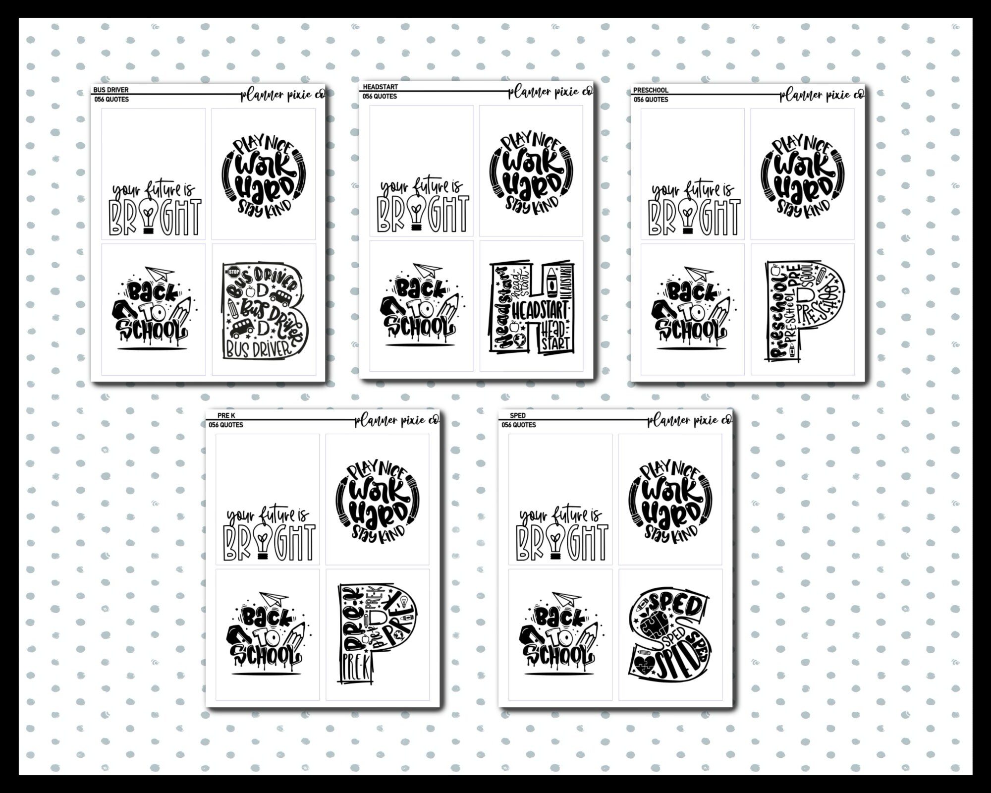 Foil Ready, Printable Stickers, Overlays, Digital Planner Stickers ...
