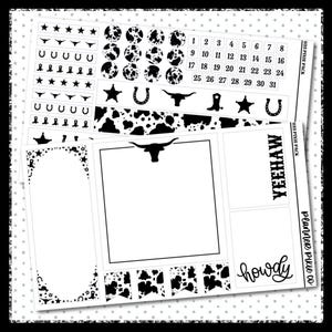 Foil Bundle, (033), Pixie Pack, Country Western, Cow Print