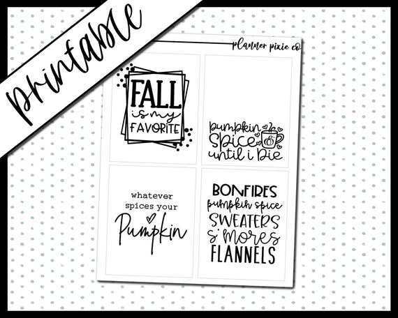 Foil Ready Printable Stickers Overlays Digital Planner - Etsy