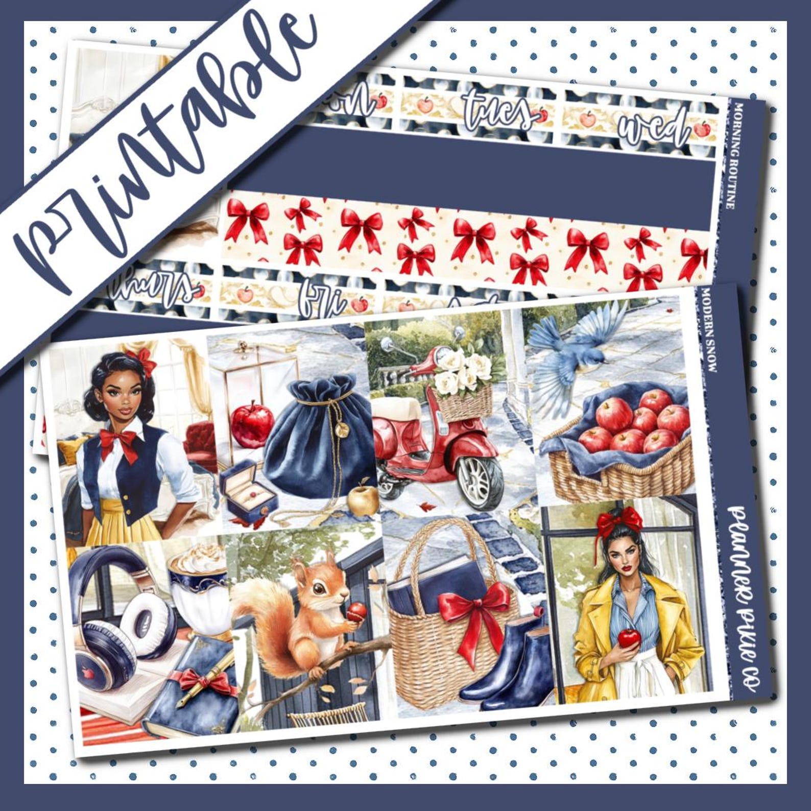 Printable Weekly Kit // Printable // Cut Line Files // Instant Download ...