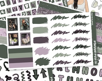Kit para diario, kit para álbum de recortes, diario creativo, "Magia práctica"