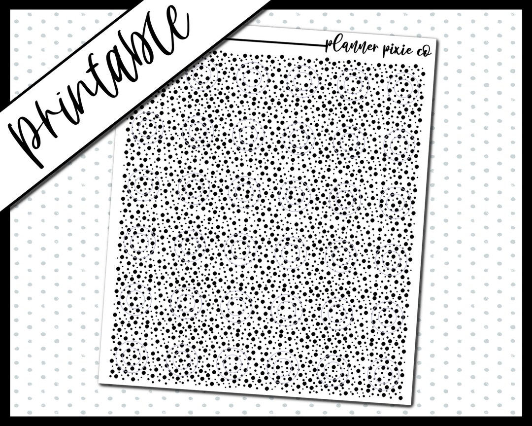 Foil Ready, Printable Stickers, Printable , Cut Line Files, Instant ...
