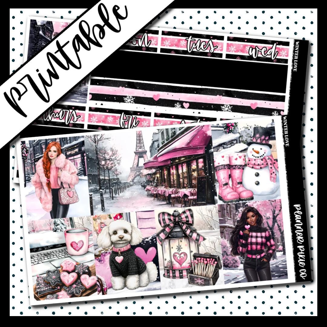 Printable Weekly Kit // Printable // Cut Line Files // Instant Download ...