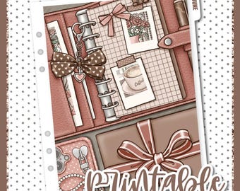 Printable Dashboard Cover Stickers // Handcut Files