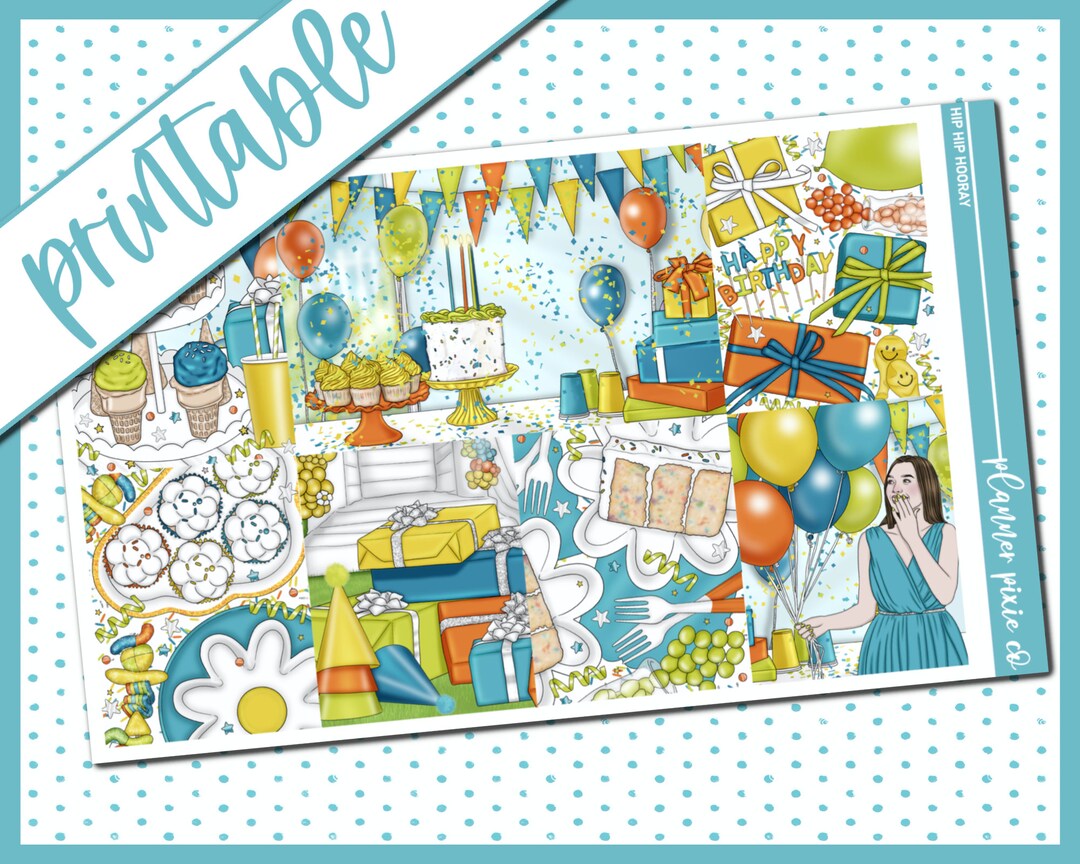 Printable Weekly Kit // Printable // Cut Line Files // Instant Download ...