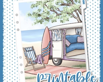 Printable Dashboard Cover Stickers // Handcut Files