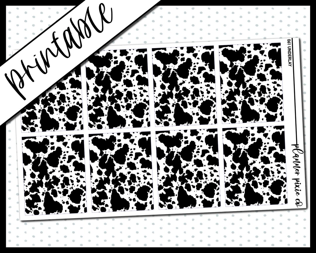 Printable Stickers, Foil Ready, Printable , Digital Planner Stickers ...