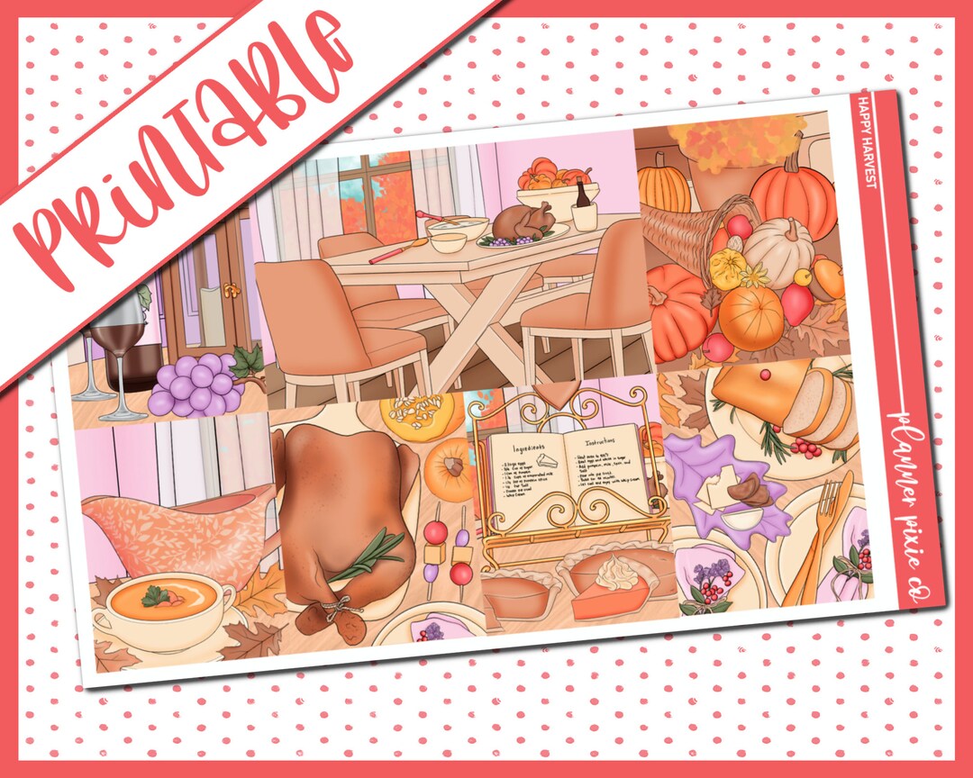 Printable Weekly Kit // Printable // Cut Line Files // Instant Download ...