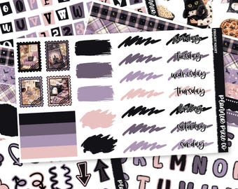 Journaling Kit, Scrapbook Kit,  Junk Journal, "Fright Night"
