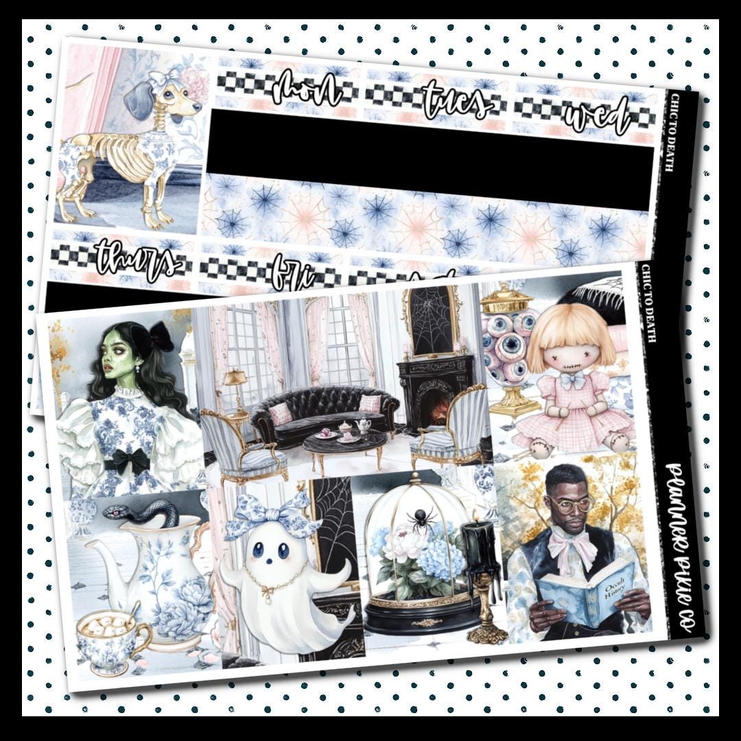 Deluxe Weekly Sticker Kit for Use With Standard Vertical Planners ...