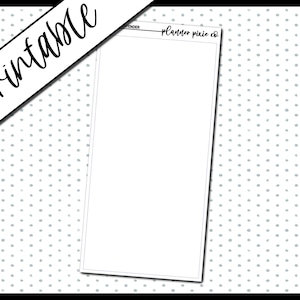 May include: A printable planner page with a white background and a light gray polka dot pattern. The page is labeled "planner pixie co."