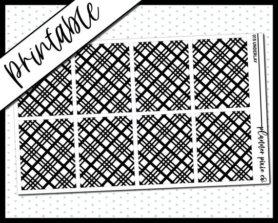 Printable Stickers Foil Ready Printable Digital Planner - Etsy
