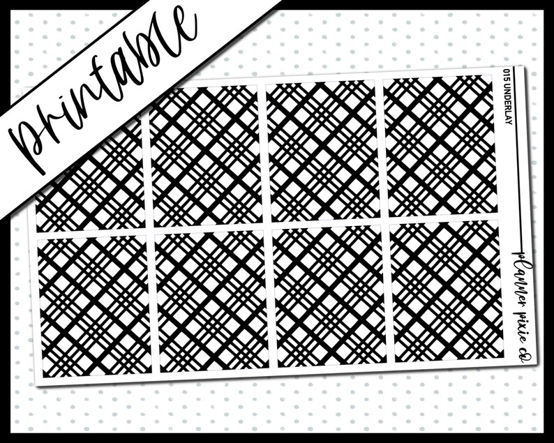 Printable Stickers Foil Ready Printable Digital Planner - Etsy