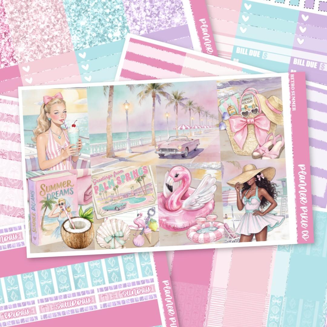Deluxe Weekly Sticker Kit for Use With Standard Vertical Planners ...