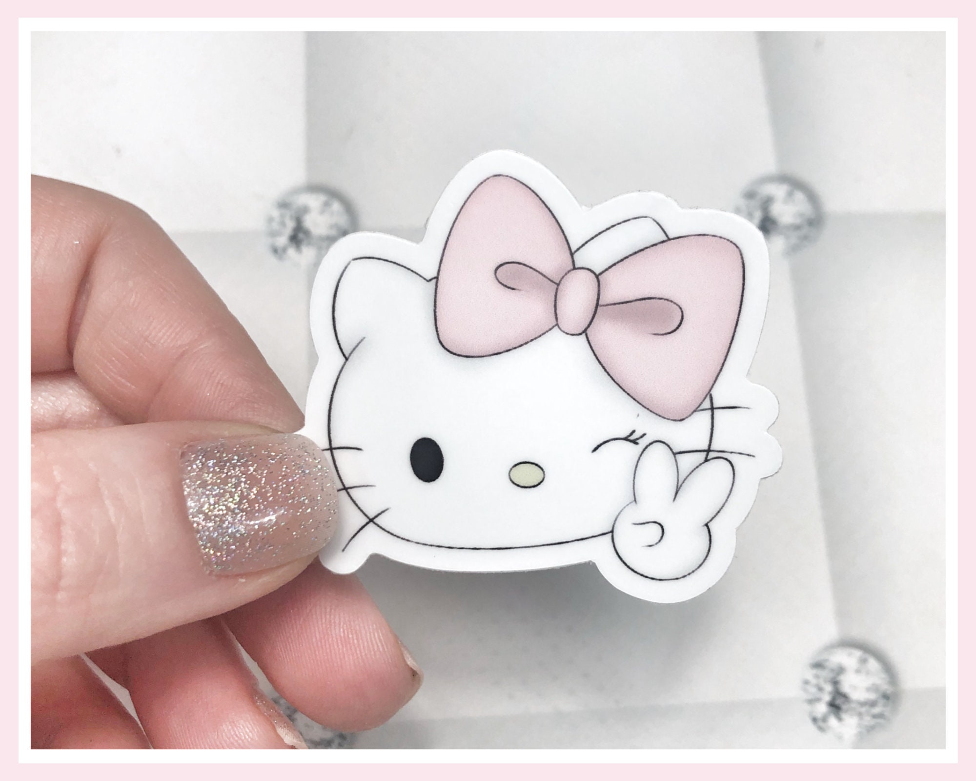 Vinyl Decal, Vinyl Sticker, Laptop Sticker, Kawaii, Kitty