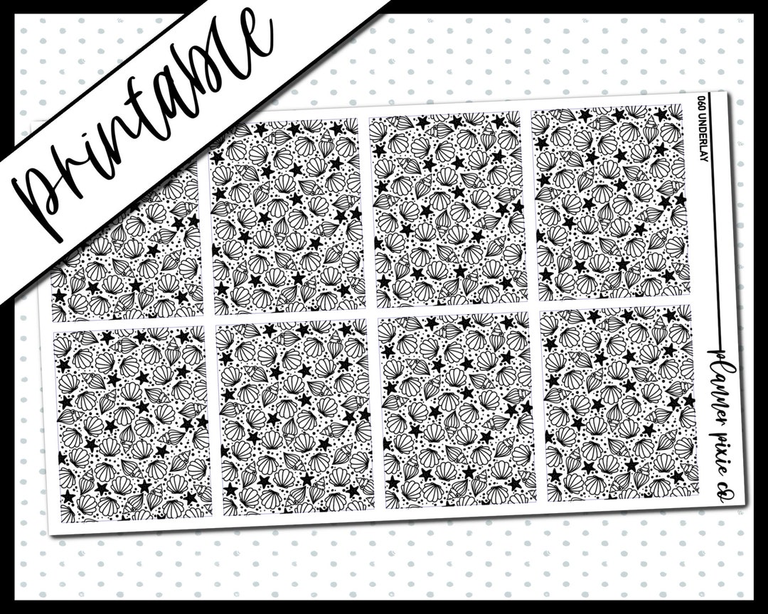 Printable Stickers, Foil Ready, Printable , Digital Planner Stickers ...