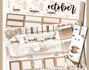 MONDAY START // Prefoiled Monthly Kit For Use With Standard Vertical Planners, 089