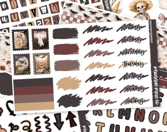 Journaling Kit, Scrapbook Kit,  Junk Journal, "Haunted Harvest"