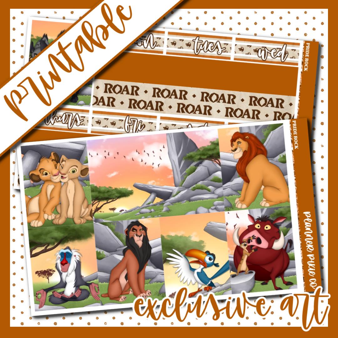 Printable Weekly Kit // Printable // Cut Line Files // Instant Download ...