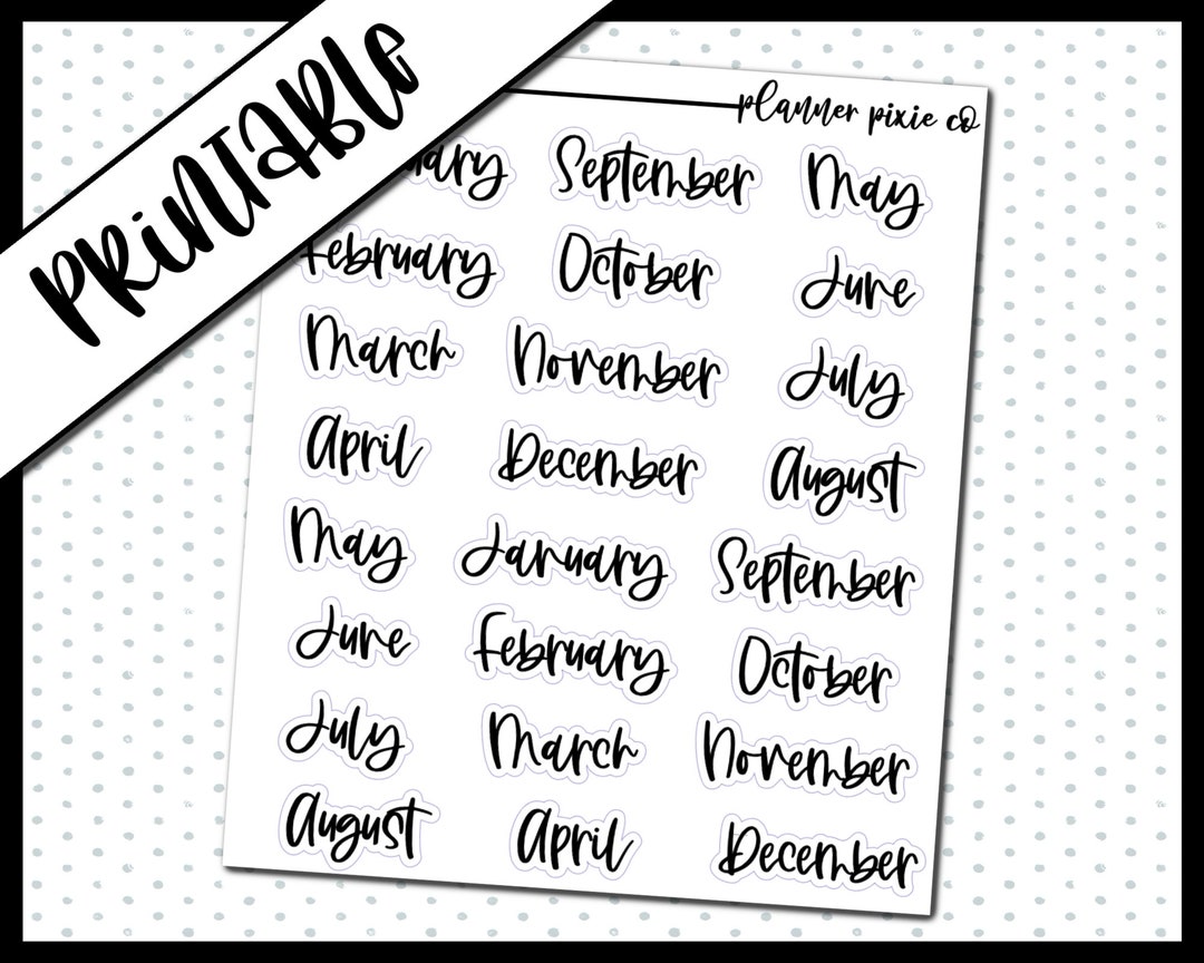 Foil Ready, Printable Stickers, Overlays, Digital Planner Stickers ...