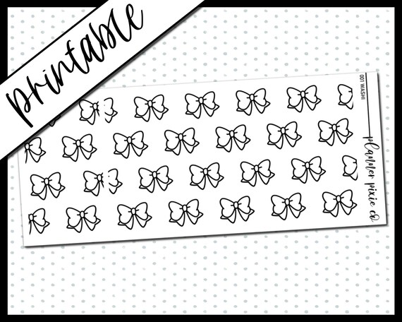 Printable Stickers Foil Ready Overlays Digital Planner | Etsy