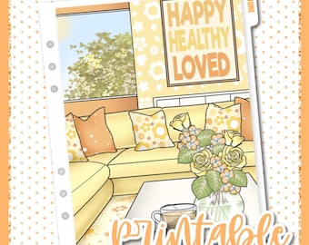 Printable Dashboard Cover Stickers // Handcut Files
