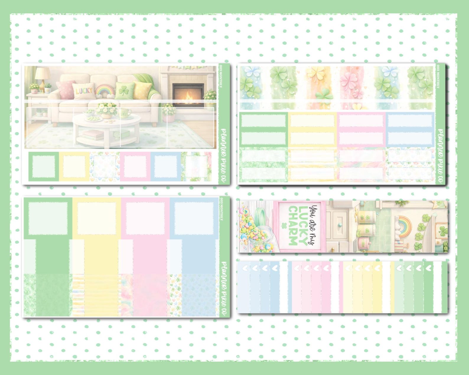 Printable Kit, Printable , Cut Line Files, Instant Download, Monthly ...
