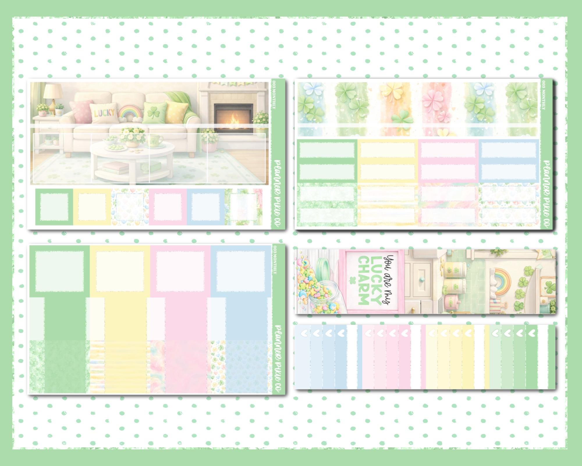 Printable Kit, Printable , Cut Line Files, Instant Download, Monthly ...