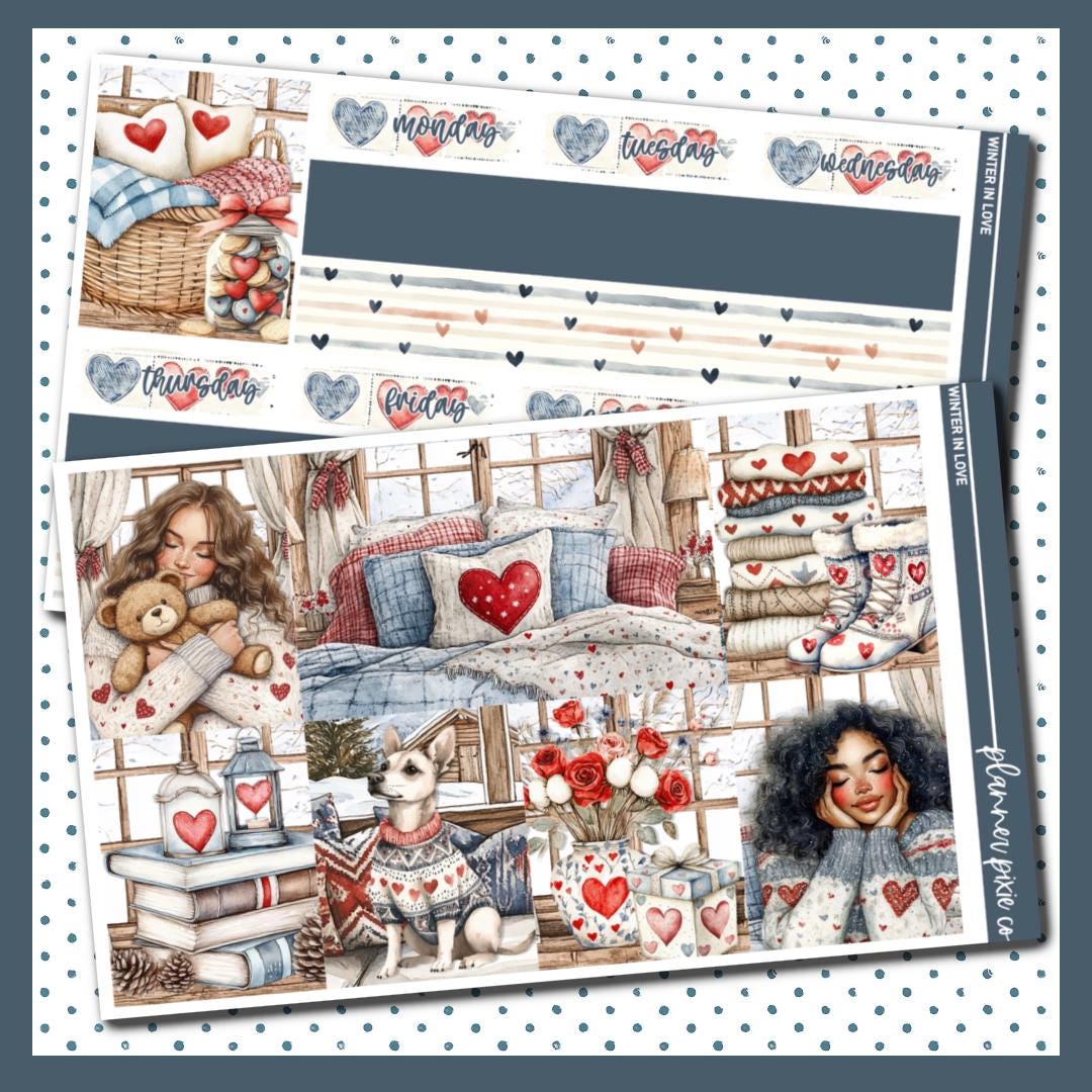Deluxe Weekly Sticker Kit for Use With Standard Vertical Planners ...