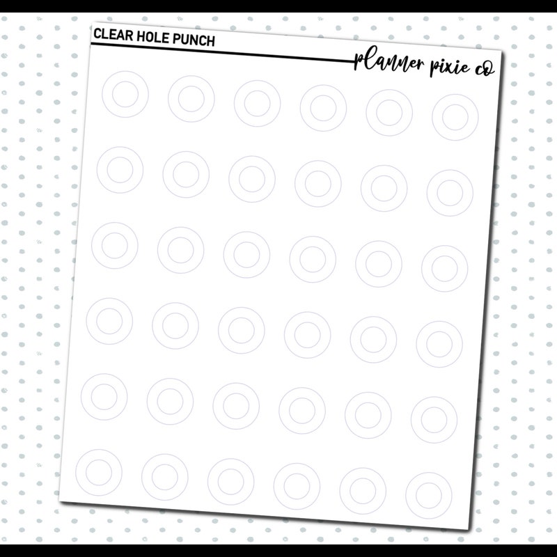 Hole Punch Reinforcement Stickers - Etsy