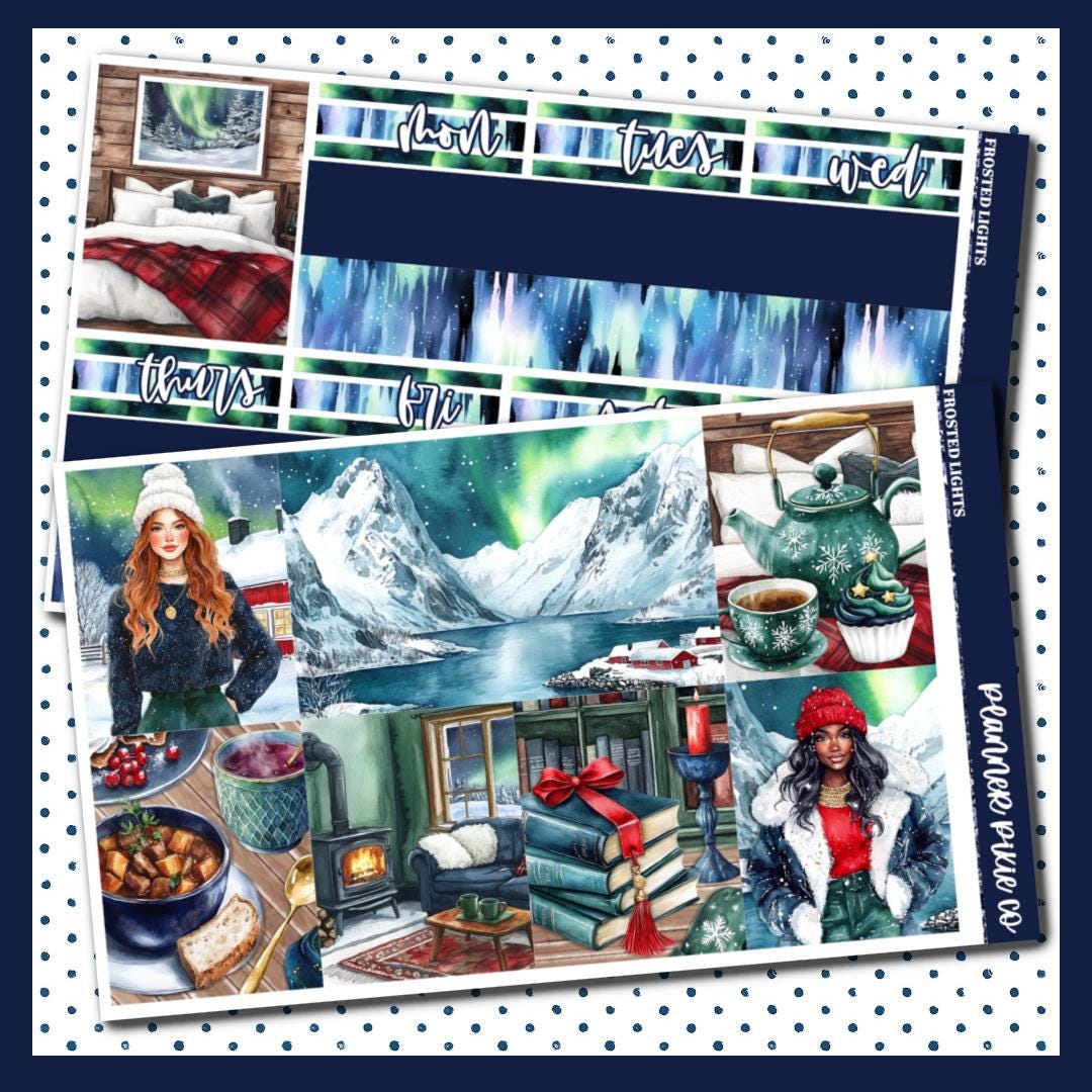 Deluxe Weekly Sticker Kit for Use With Standard Vertical Planners ...