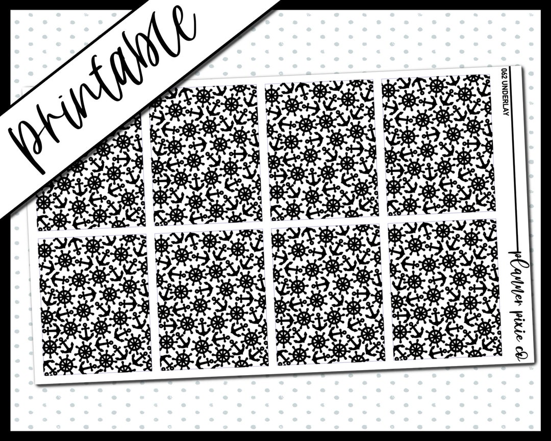 Printable Stickers, Foil Ready, Printable , Digital Planner Stickers ...