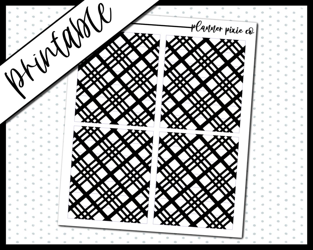 Foil Ready, Printable Stickers, Printable , Cut Line Files, Instant ...