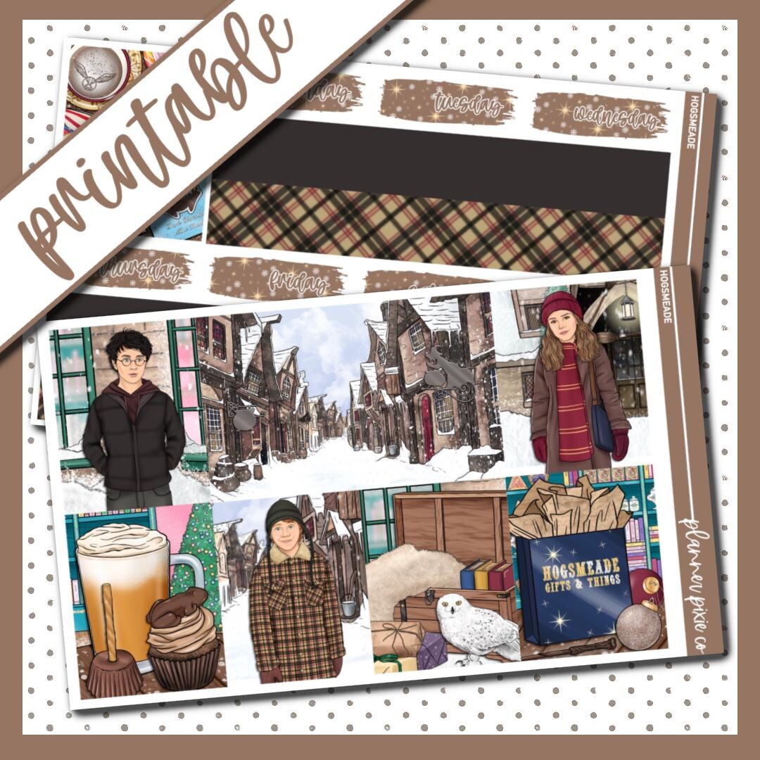 Printable Weekly Kit // Printable // Cut Line Files // Instant Download ...