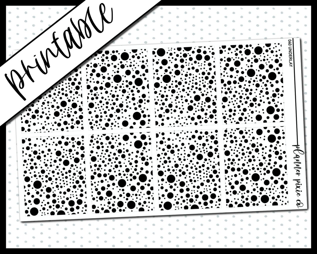 Printable Stickers, Foil Ready, Printable , Digital Planner Stickers ...